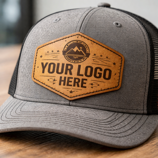 Custom Leather Patch Hat