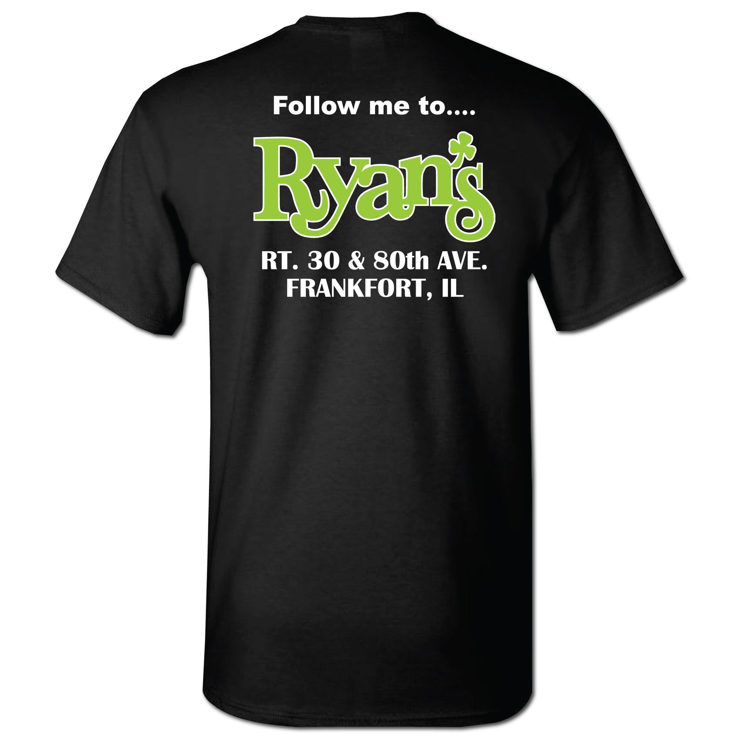 Ryan's Original T-Shirt White and Green Logo