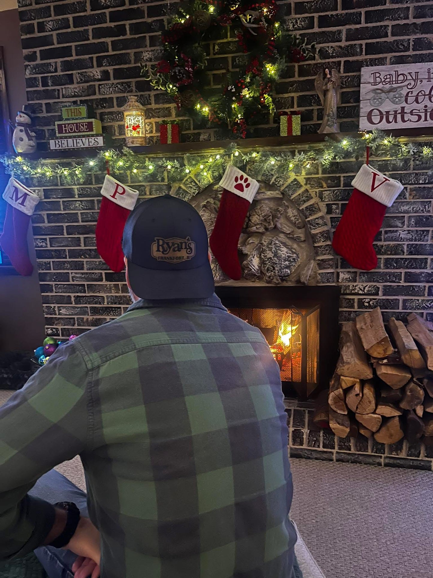 "Ryan's Frankfort" All Black TRUCKER HAT