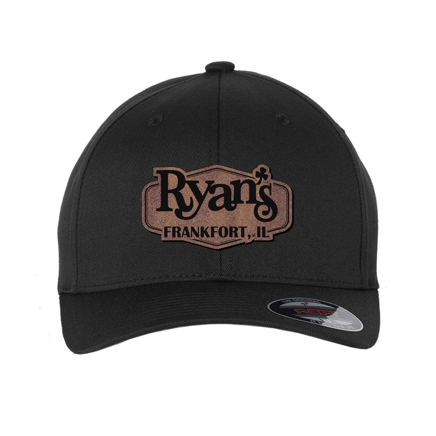 "Ryan's Frankfort" 6 Panel Black FLEXFIT HAT