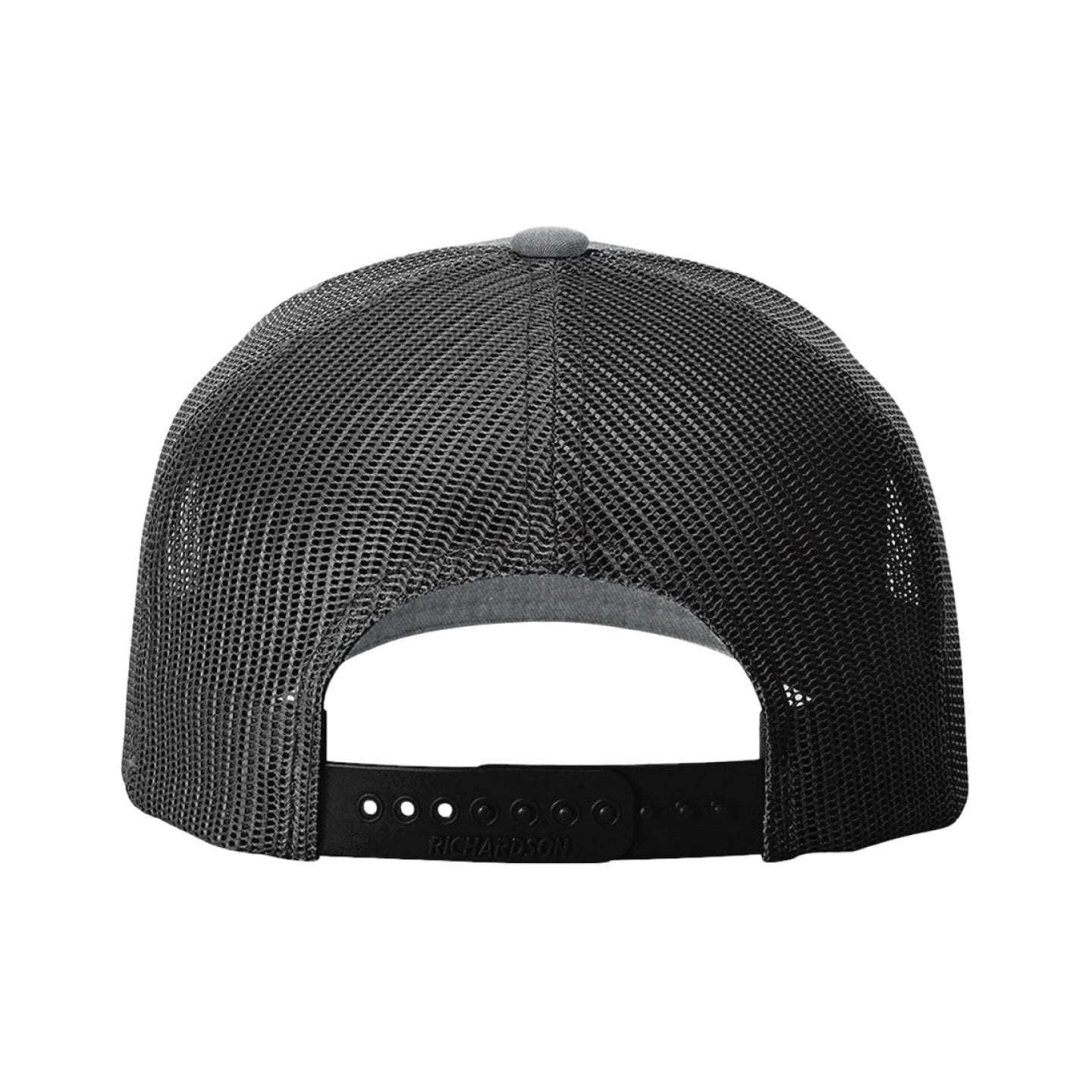 "Ryan's Frankfort" 5 Panel Black / Grey TRUCKER HAT WITH ROPE
