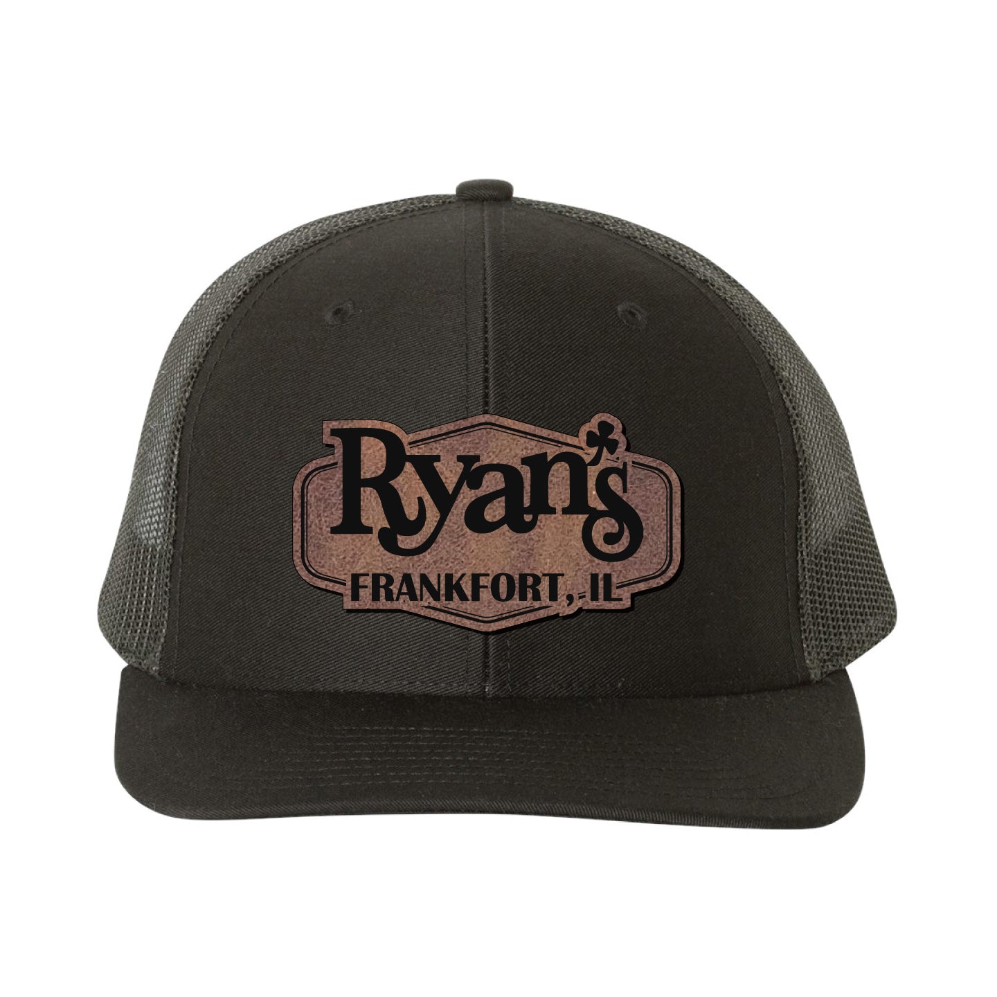 "Ryan's Frankfort" All Black TRUCKER HAT