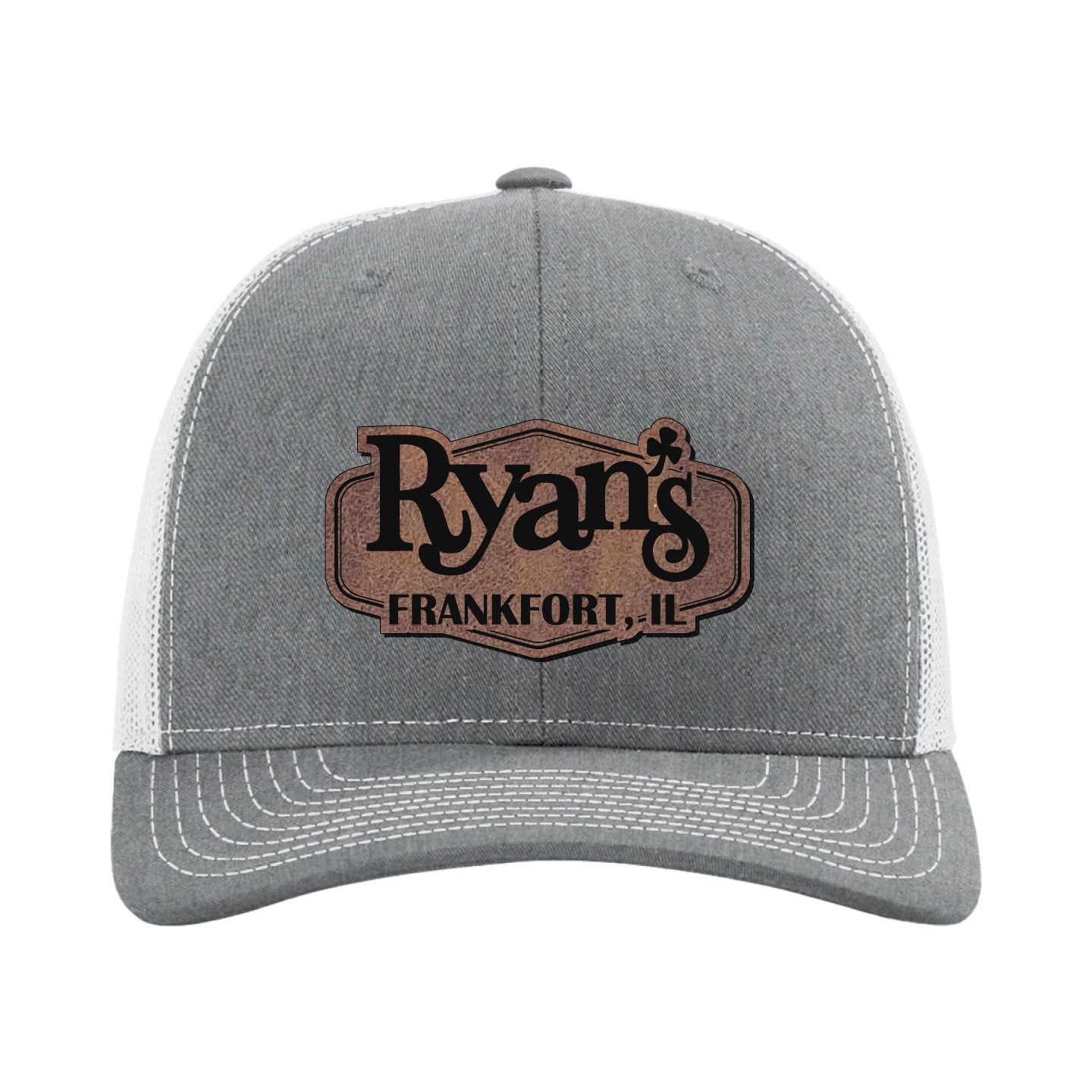 "Ryan's Frankfort" Heather Grey/ Light Grey TRUCKER HAT